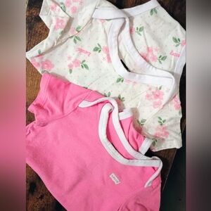 Levi's Pink Baby Top with White Trim